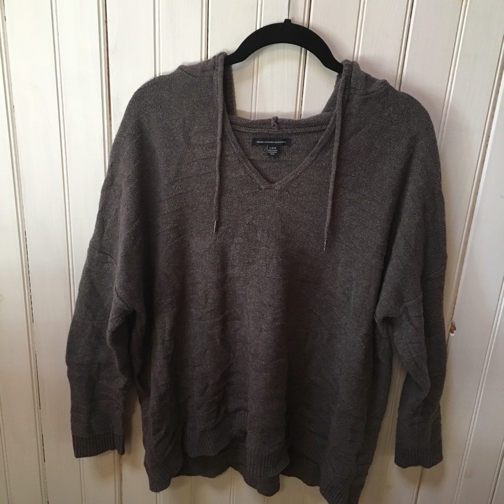 American Eagle Soft Boho Hooded Surfer Sweater